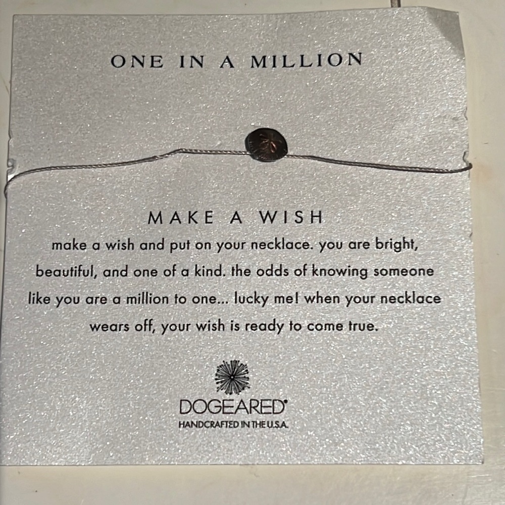 NEW “One in a Million” Necklace comes with box
